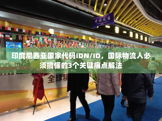 印度尼西亚国家代码IDN/ID，国际物流人必须搞懂的3个关键痛点解法