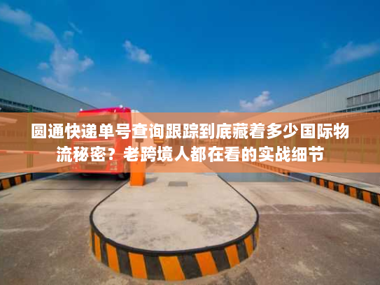 圆通快递单号查询跟踪到底藏着多少国际物流秘密？老跨境人都在看的实战细节
