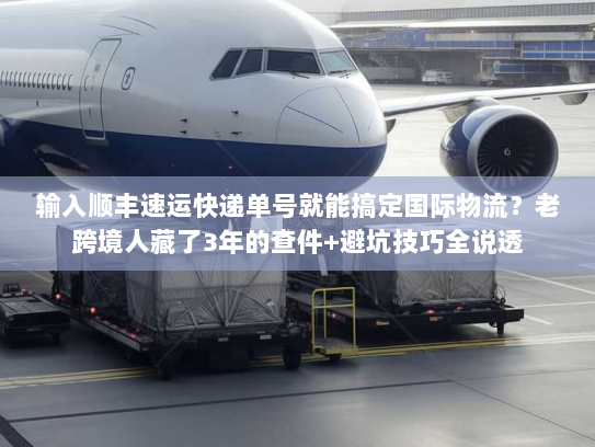 输入顺丰速运快递单号就能搞定国际物流？老跨境人藏了3年的查件+避坑技巧全说透