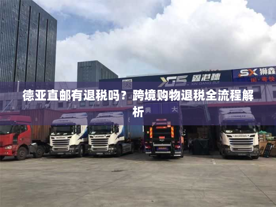 德亚直邮有退税吗?跨境购物退税全流程解析 德亚直邮有退税吗?跨境购物退税全流程解析