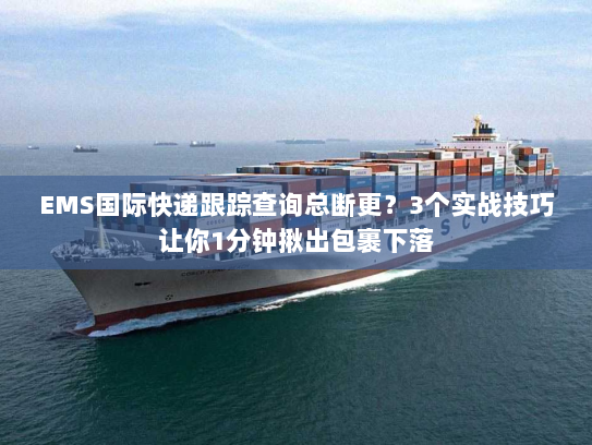 EMS国际快递跟踪查询总断更？3个实战技巧让你1分钟揪出包裹下落