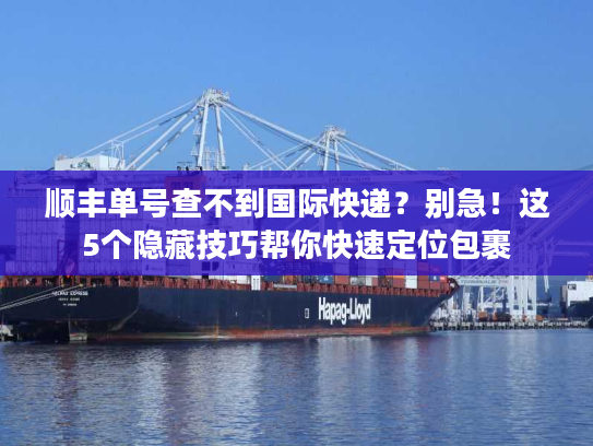 顺丰单号查不到国际快递？别急！这5个隐藏技巧帮你快速定位包裹