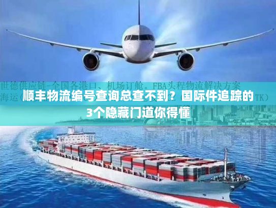 顺丰物流编号查询总查不到？国际件追踪的3个隐藏门道你得懂
