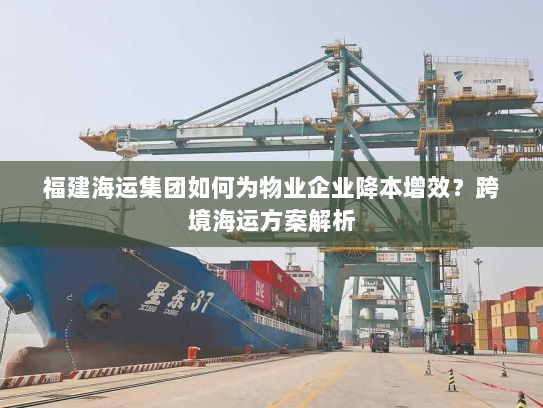 福建海运集团如何为物业企业降本增效?跨境海运方案解析 福建海运集团如何为物业企业降本增效?跨境海运方案解析