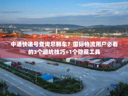 中通快递号查询总翻车？国际物流用户必看的3个避坑技巧+1个隐藏工具