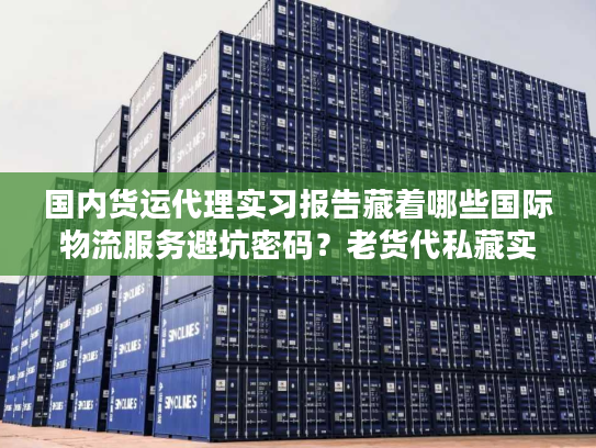 国内货运代理实习报告藏着哪些国际物流服务避坑密码？老货代私藏实战细节首次曝光