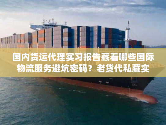 国内货运代理实习报告藏着哪些国际物流服务避坑密码？老货代私藏实战细节首次曝光