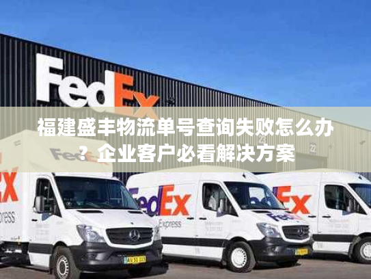 福建盛丰物流单号查询失败怎么办？企业客户必看解决方案