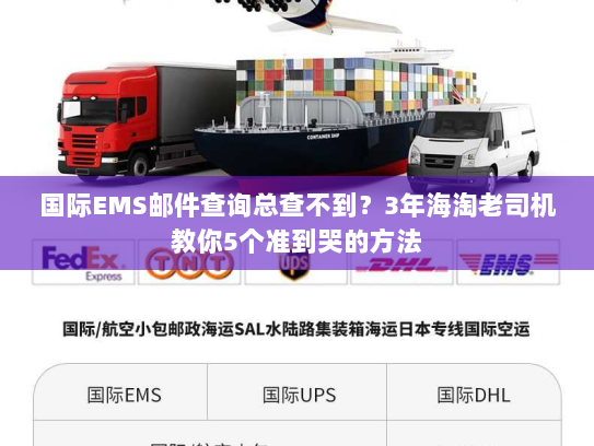 国际EMS邮件查询总查不到？3年海淘老司机教你5个准到哭的方法