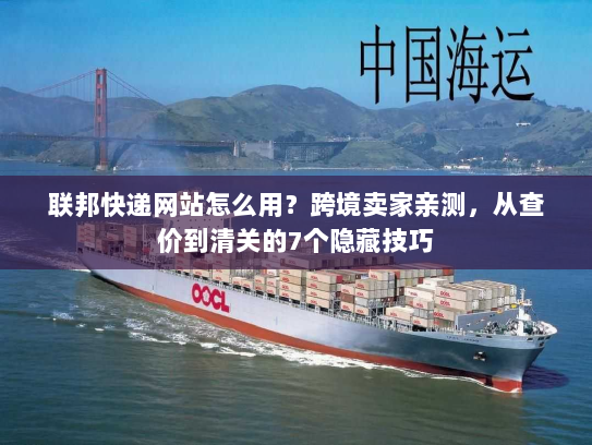 联邦快递网站怎么用？跨境卖家亲测，从查价到清关的7个隐藏技巧