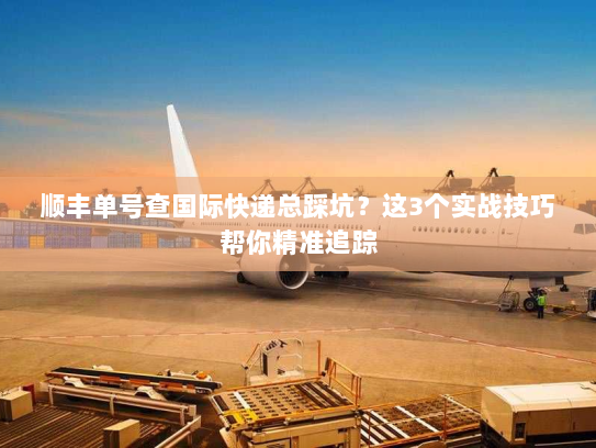 顺丰单号查国际快递总踩坑？这3个实战技巧帮你精准追踪