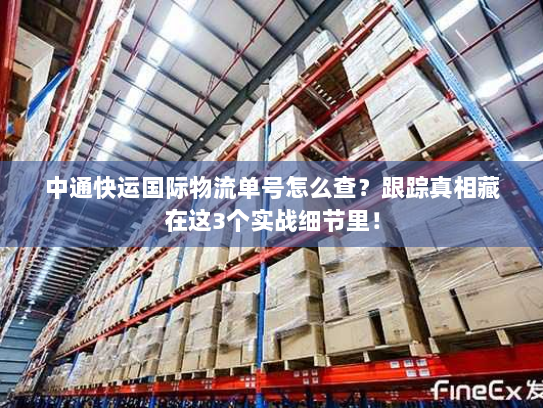 中通快运国际物流单号怎么查？跟踪真相藏在这3个实战细节里！
