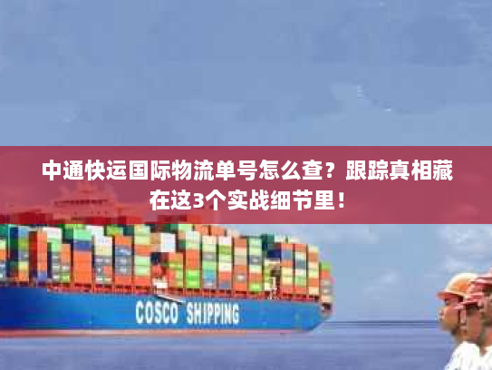 中通快运国际物流单号怎么查？跟踪真相藏在这3个实战细节里！