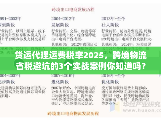 货运代理运费税率2025，跨境物流省税避坑的3个实战案例你知道吗？