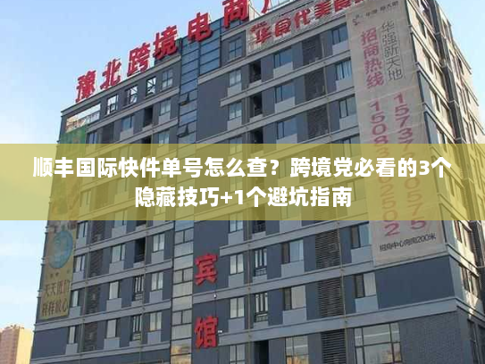 顺丰国际快件单号怎么查？跨境党必看的3个隐藏技巧+1个避坑指南