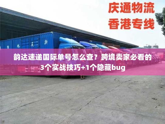 韵达速递国际单号怎么查？跨境卖家必看的3个实战技巧+1个隐藏bug