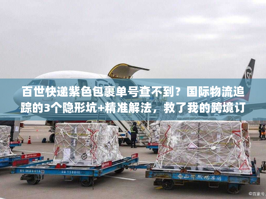 百世快递紫色包裹单号查不到？国际物流追踪的3个隐形坑+精准解法，救了我的跨境订单