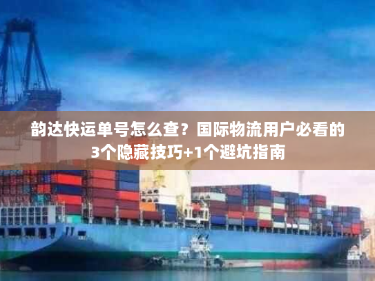 韵达快运单号怎么查？国际物流用户必看的3个隐藏技巧+1个避坑指南