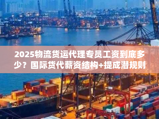 2025物流货运代理专员工资到底多少？国际货代薪资结构+提成潜规则全解析