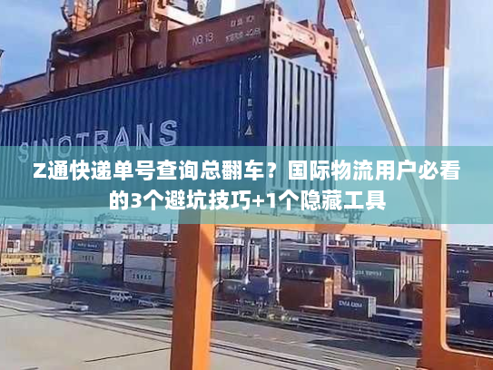 Z通快递单号查询总翻车？国际物流用户必看的3个避坑技巧+1个隐藏工具