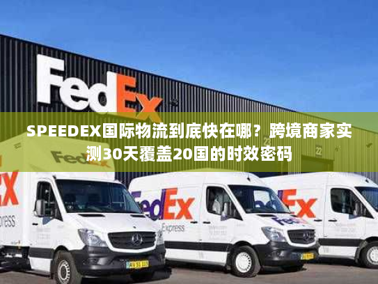 SPEEDEX国际物流到底快在哪？跨境商家实测30天覆盖20国的时效密码