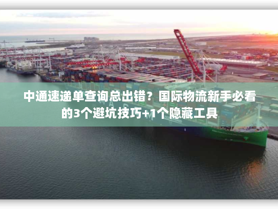 中通速递单查询总出错？国际物流新手必看的3个避坑技巧+1个隐藏工具