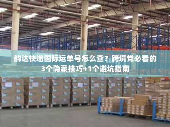 韵达快递国际运单号怎么查？跨境党必看的3个隐藏技巧+1个避坑指南