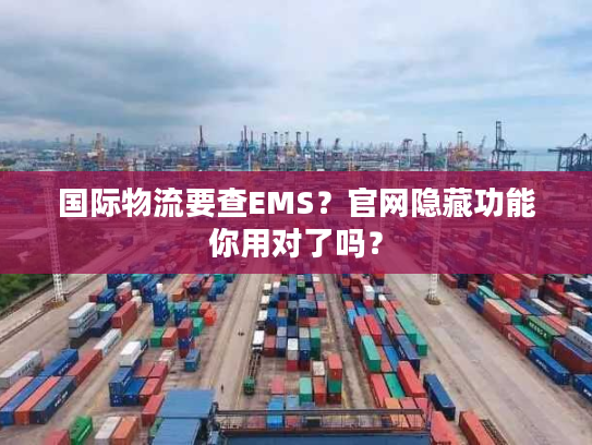 国际物流要查EMS?官网隐藏功能你用对了吗? 国际物流要查EMS?官网隐藏功能你用对了吗?