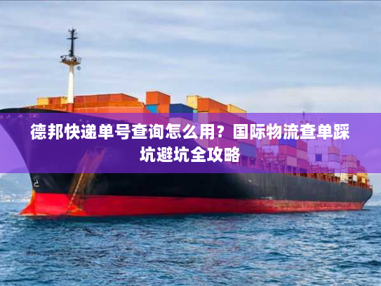 德邦快递单号查询怎么用？国际物流查单踩坑避坑全攻略