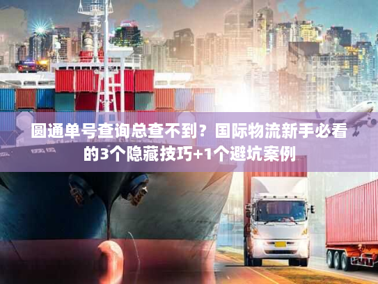 圆通单号查询总查不到？国际物流新手必看的3个隐藏技巧+1个避坑案例