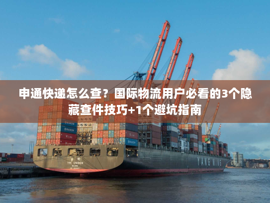 申通快递怎么查？国际物流用户必看的3个隐藏查件技巧+1个避坑指南