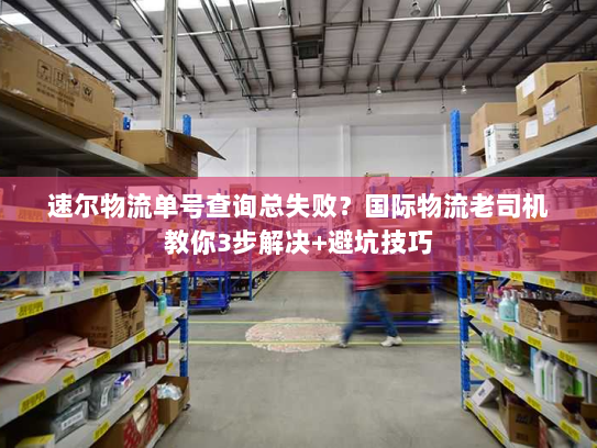 速尔物流单号查询总失败？国际物流老司机教你3步解决+避坑技巧