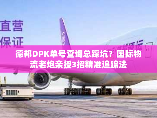 德邦DPK单号查询总踩坑？国际物流老炮亲授3招精准追踪法