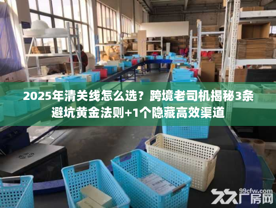 2025年清关线怎么选?跨境老司机揭秘3条避坑黄金法则+1个隐藏高效渠道 2025年清关线怎么选?跨境老司机揭秘3条避坑黄金法则+1个隐藏高效渠道