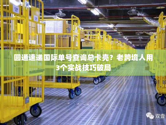 圆通速递国际单号查询总卡壳？老跨境人用3个实战技巧破局