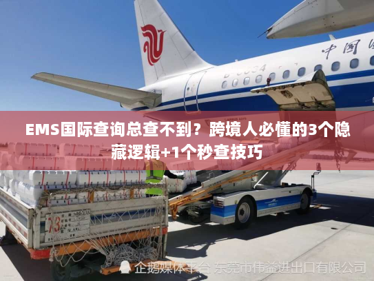 EMS国际查询总查不到？跨境人必懂的3个隐藏逻辑+1个秒查技巧