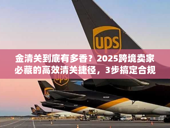 金清关到底有多香？2025跨境卖家必藏的高效清关捷径，3步搞定合规+降本