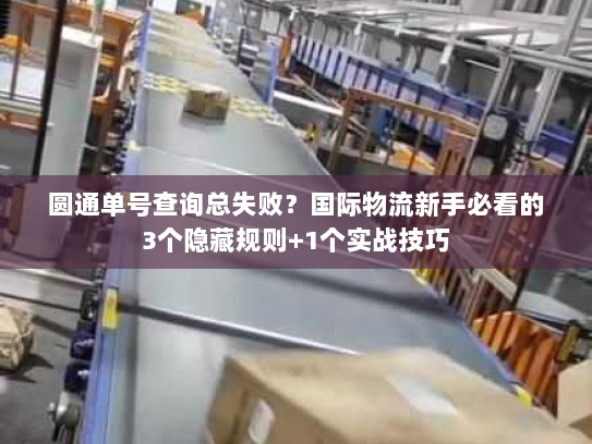 圆通单号查询总失败？国际物流新手必看的3个隐藏规则+1个实战技巧
