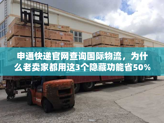 申通快递官网查询国际物流，为什么老卖家都用这3个隐藏功能省50%时间？