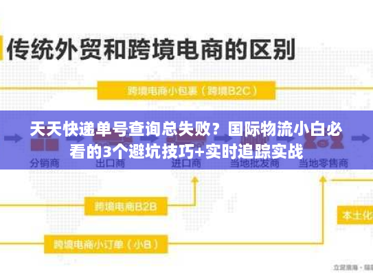 天天快递单号查询总失败？国际物流小白必看的3个避坑技巧+实时追踪实战