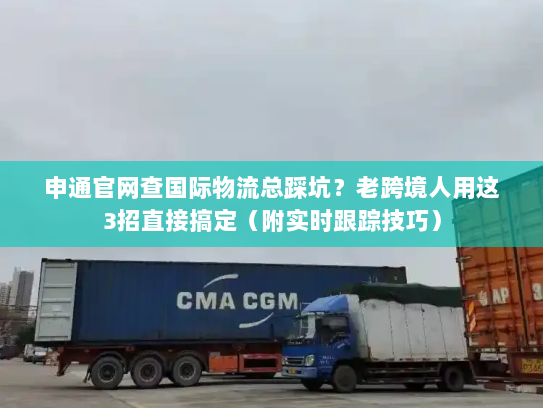 申通官网查国际物流总踩坑？老跨境人用这3招直接搞定（附实时跟踪技巧）