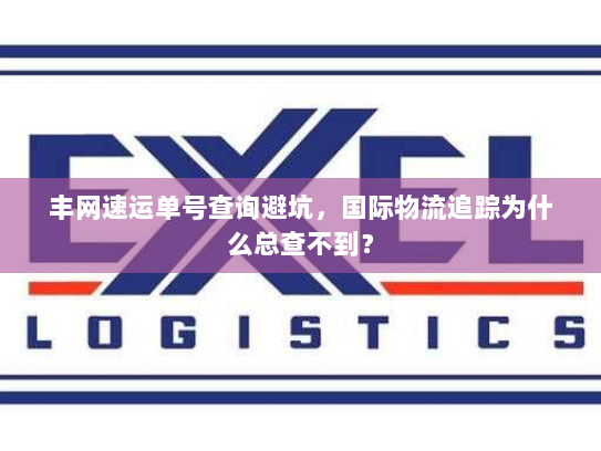 丰网速运单号查询避坑，国际物流追踪为什么总查不到？