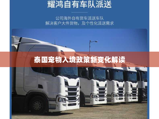 泰国宠物入境政策新变化解读