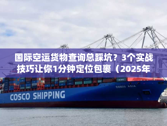 国际空运货物查询总踩坑？3个实战技巧让你1分钟定位包裹（2025年最新逻辑）