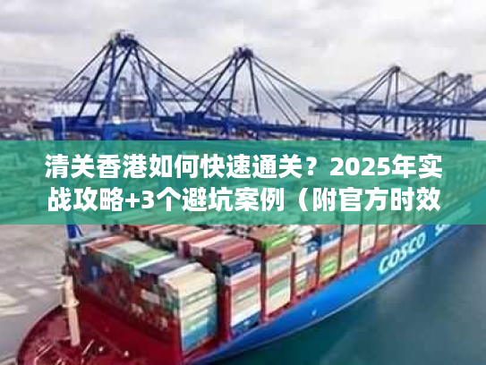 清关香港如何快速通关？2025年实战攻略+3个避坑案例（附官方时效数据）