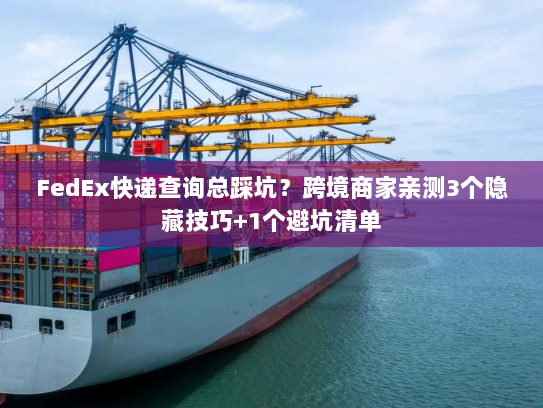 FedEx快递查询总踩坑？跨境商家亲测3个隐藏技巧+1个避坑清单