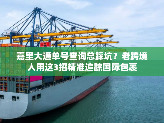 嘉里大通单号查询总踩坑？老跨境人用这3招精准追踪国际包裹