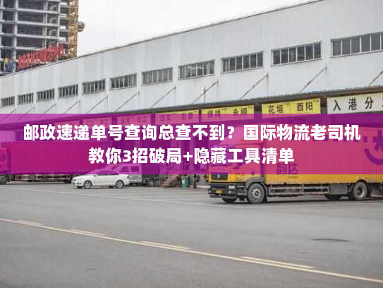 邮政速递单号查询总查不到？国际物流老司机教你3招破局+隐藏工具清单