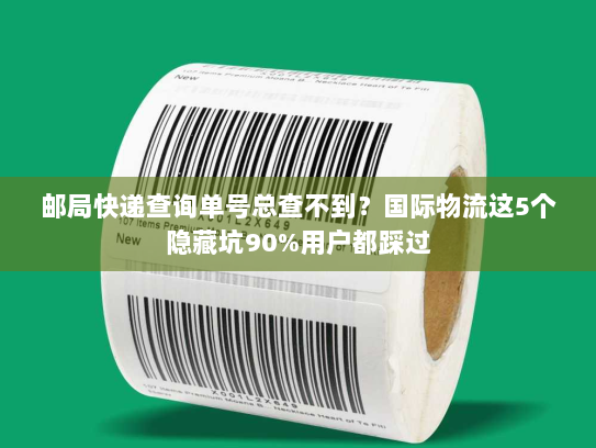 邮局快递查询单号总查不到？国际物流这5个隐藏坑90%用户都踩过