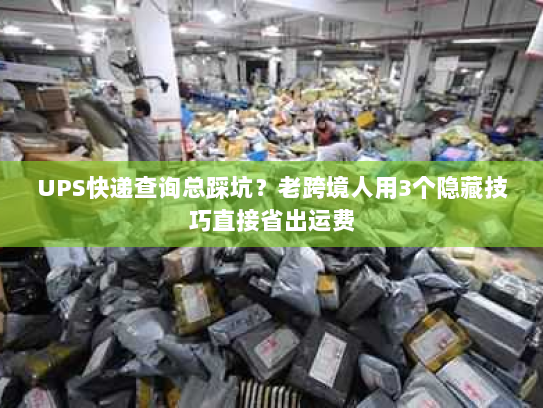 UPS快递查询总踩坑？老跨境人用3个隐藏技巧直接省出运费
